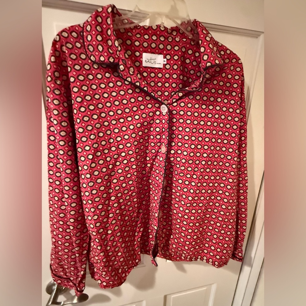 The Cats Hadley Pajamas Top Size XL